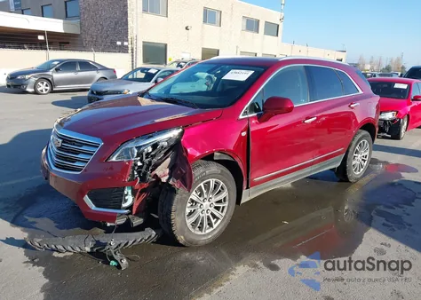 2017 Cadillac Xt5 Luxury из США, поврежденный, VIN 1GYKNBRS4HZ136157